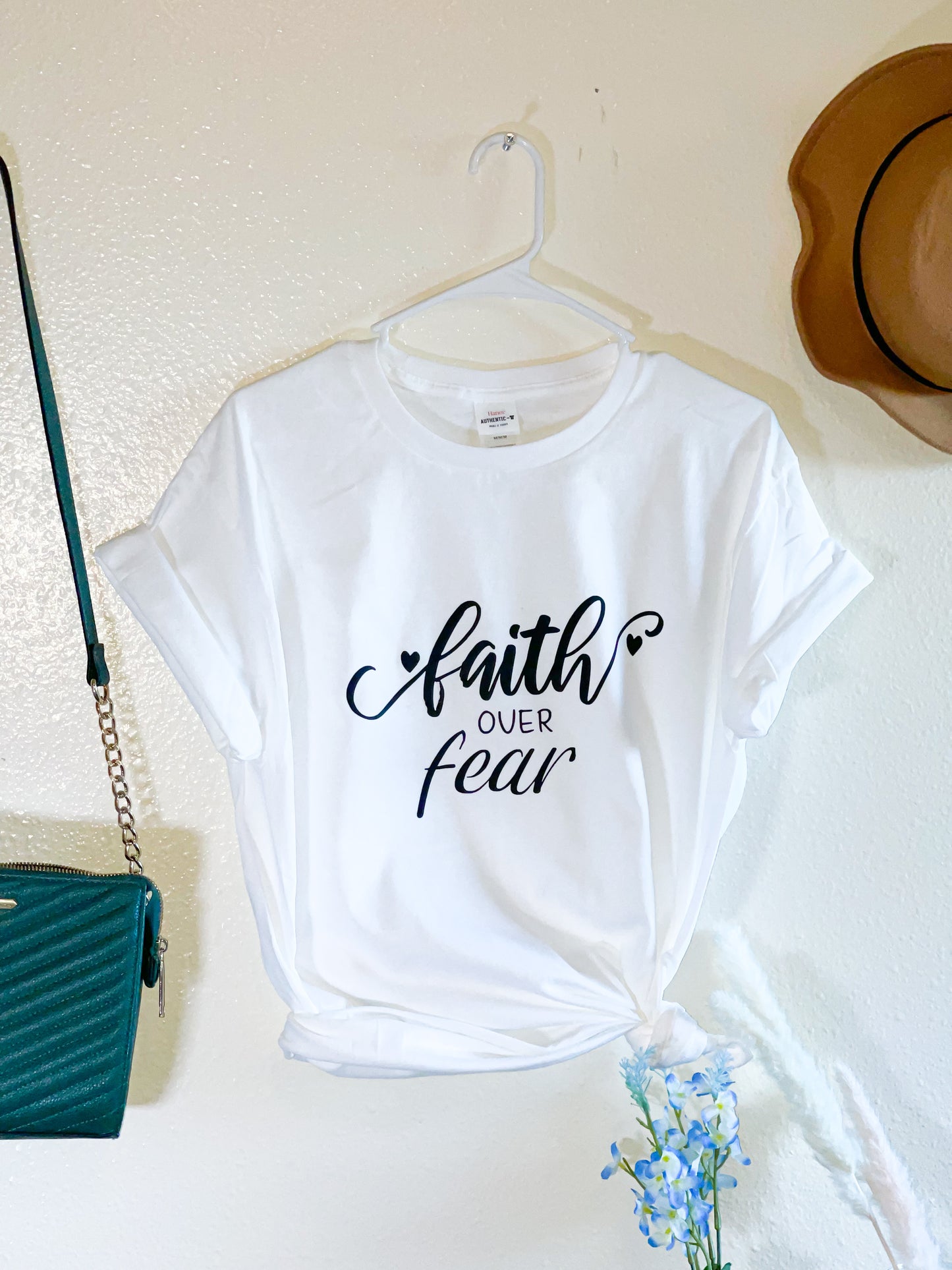 Faith Over Fear White Shirt